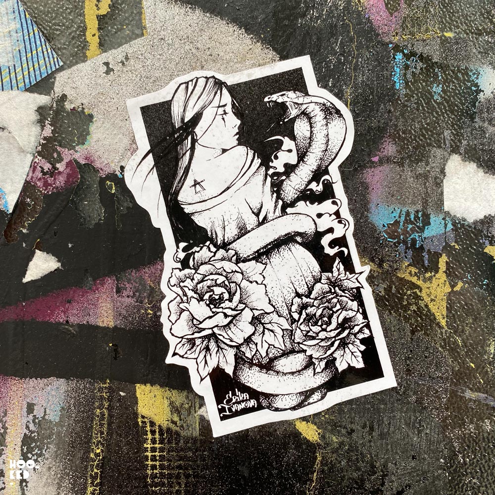 London Street Art - Shoreditch Sticker Art