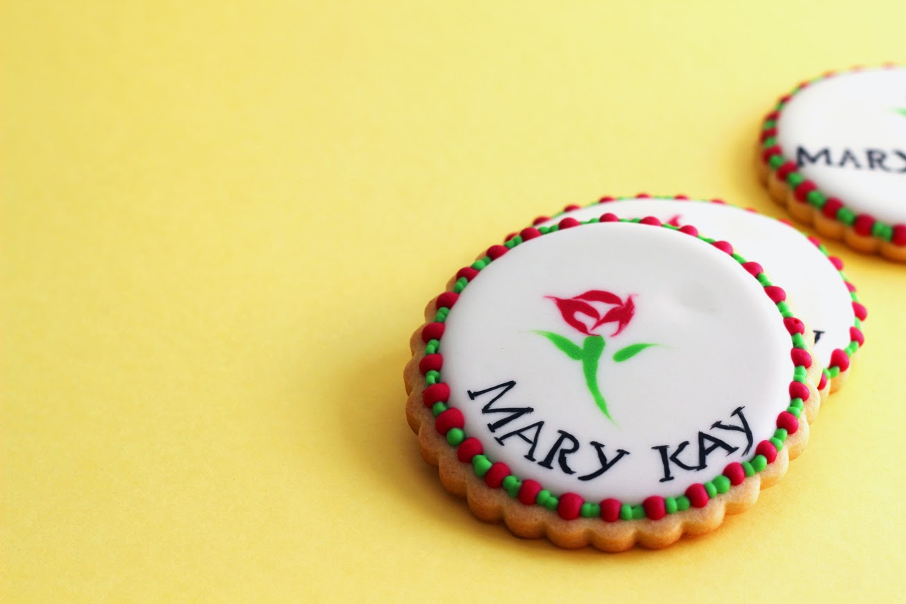 GALLETAS CON LOGO : MARY KAY