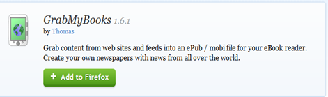 สร้างเอกสาร epub จาก feed และหน้าเวบใน  Firefox