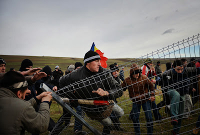 Fracking Protesters In Romania