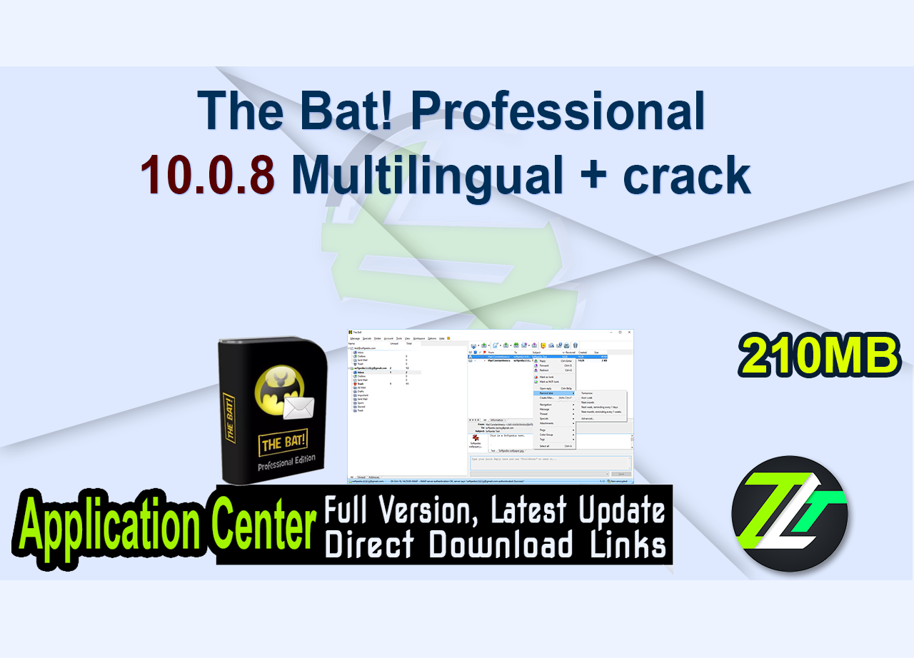 The Bat! Professional 10.0.8 Multilingual + crack