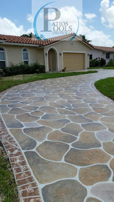 #decorativeconcrete #decorativeoverlay #concrete #driveway