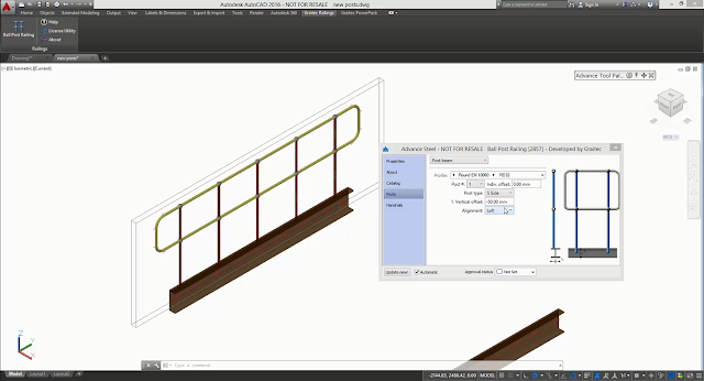 Revit Add-Ons: Stair & Railing Designer for Advance Steel