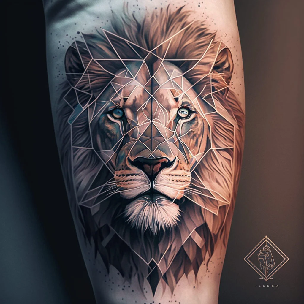 Tatuajes de leones para mujer