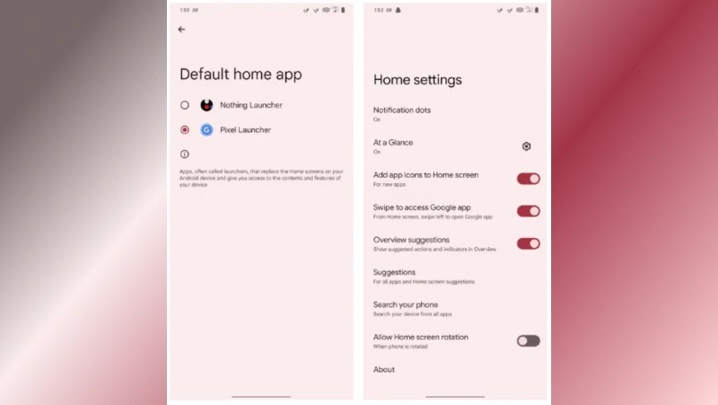 Android Customizable Home Screen