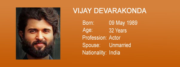 vijay devarakonda age, date of birth, profession, wife name, nationality