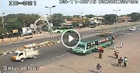 Live road accident on siruvachur national highway tamilnadu | caugh on cctv camera