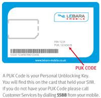 how to block sim card, sim card, puk code