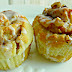 Apple Walnut Cinnamon Roll Cupcakes