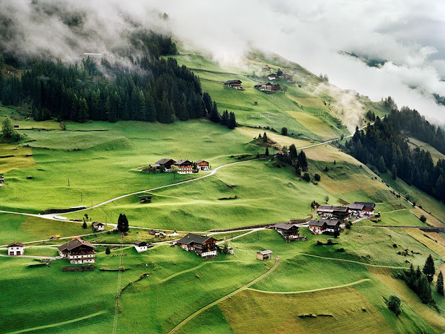 Mountain Village, Tyrol, Austria