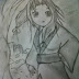 Gambar Lukisan Pensil Anime