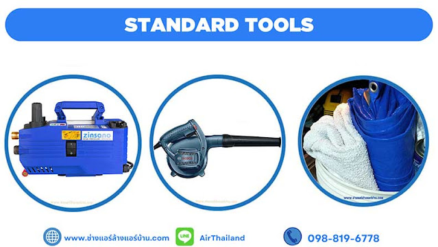 Air Conditioner Cleaning Service Bangkok by Standard Tools