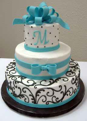 Cakes With Turquoise