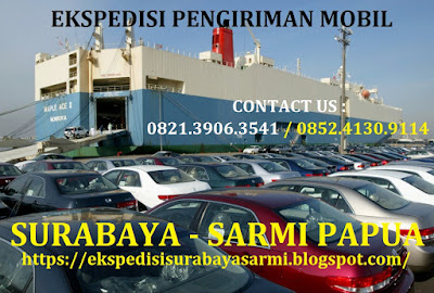 JASA EKSPEDISI | EXPEDISI PENGIRIMAN CARGO MOBIL (PICK UP TRUK COLT DIESEL/ CDD FUSO TRONTON TRAILER TANGKI DUMP TRUCK LOWBED CRANE)SURABAYA KE SARMI PAPUA MURAH