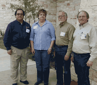 First TIPMAPS officers (from left) Paul Duerre, Dixie Mathews, Tom Ohm and C.G. Cezeaux