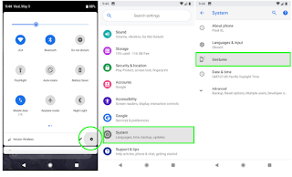 Cara Mengaktifkan Gesture Controls / Kontrol Gerakan di Android P Beta, Begini caranya