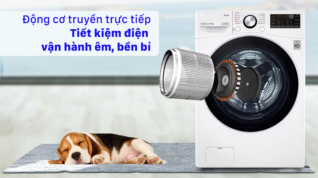 Máy giặt LG Inverter 15 Kg F2515STGW - ảnh 5