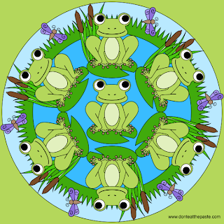 Frog mandala