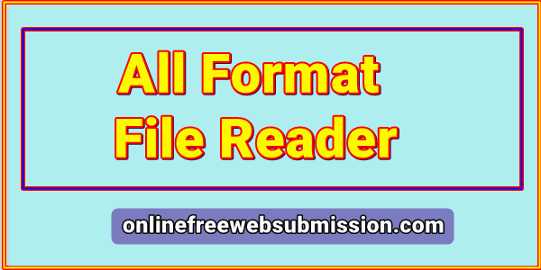 All Format File Reader