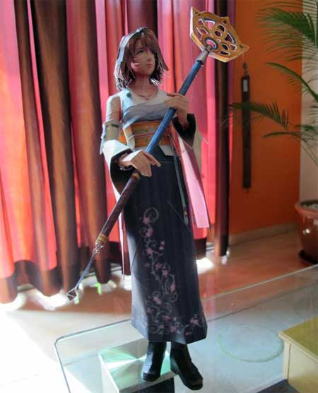 Final Fantasy X Yuna Papercraft