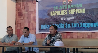 Silaturahmi Perdana, Kapolres Soppeng Beberkan Profil Perjalanan Karier