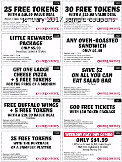 Chuck E Cheese Coupons