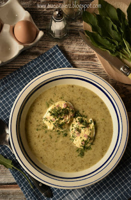 Zupa szczawiowa z faszerowanymi jajkami – kuchnia podkarpacka