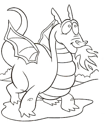 Dragon Coloring Pages on Posted In Dragon Coloring Pages