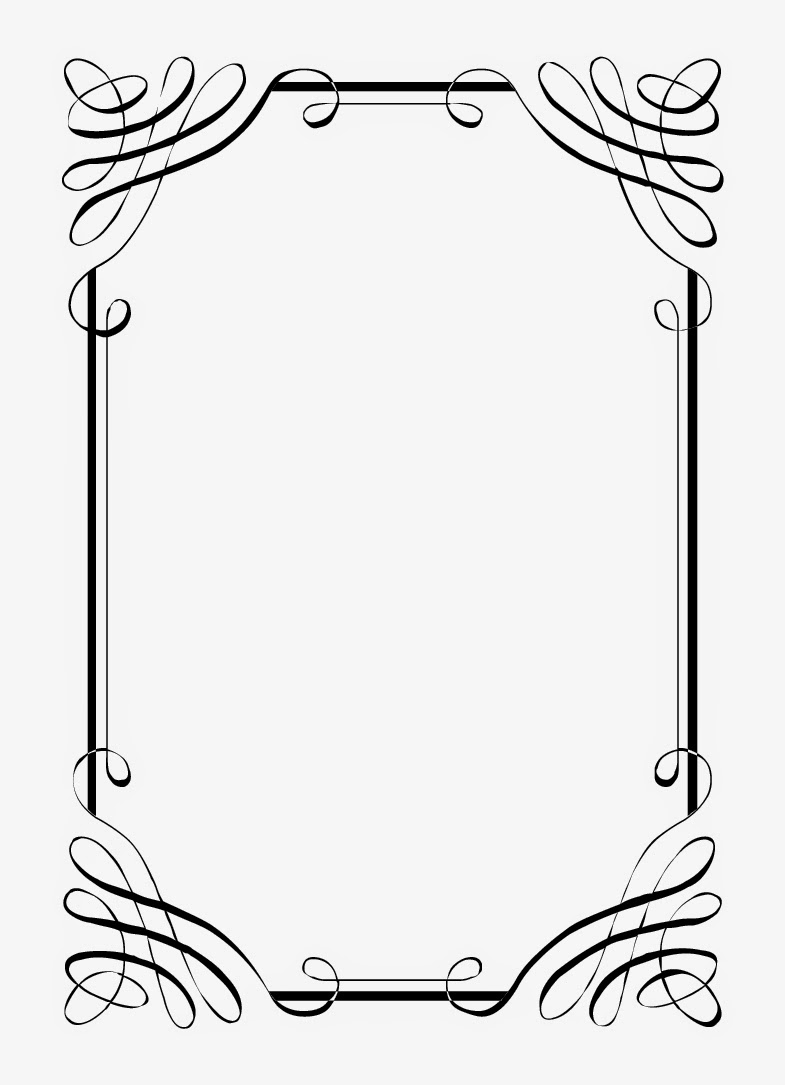 Free vintage frame coloring pages