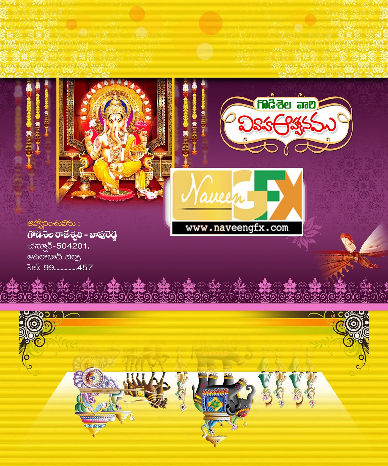 create indian wedding invitation card online free download