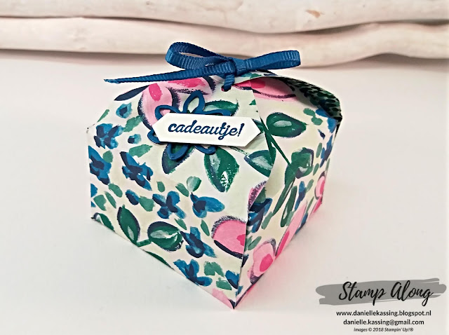 Stampin' Up! Cadeaudoosje met de Garden Impressions DSP