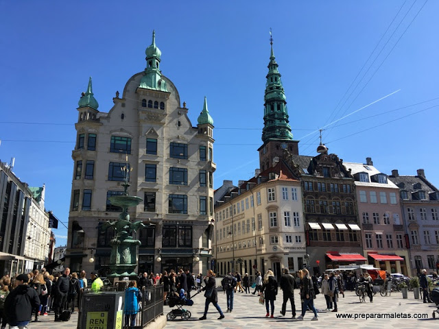 de ruta por el centro de copenhague