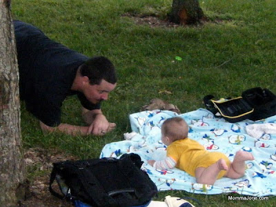 Elmo playing with Ailia