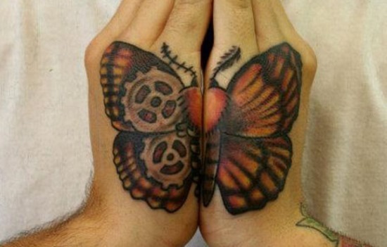 legal_steampunk_borboleta_mo_da_tatuagem