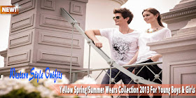 Yellow Spring/Summer Wears Collection 2013 For Young Boys & Girls