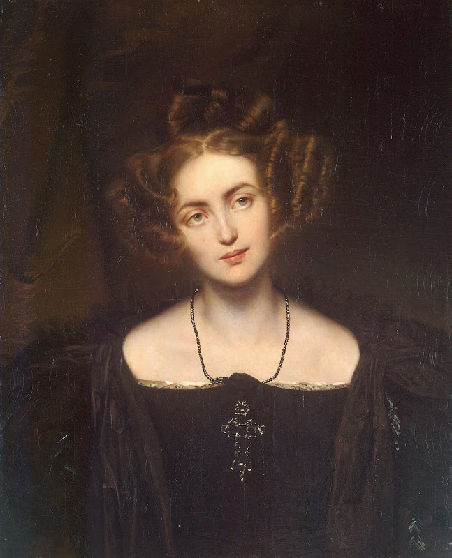 Portrait of Henrietta Sontag by Hippolyte Delaroche - Portrait Paintings from Hermitage Museum