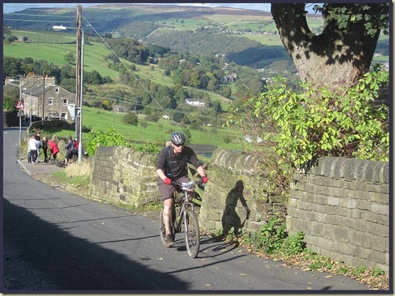Alistair Murphy approaches the finish