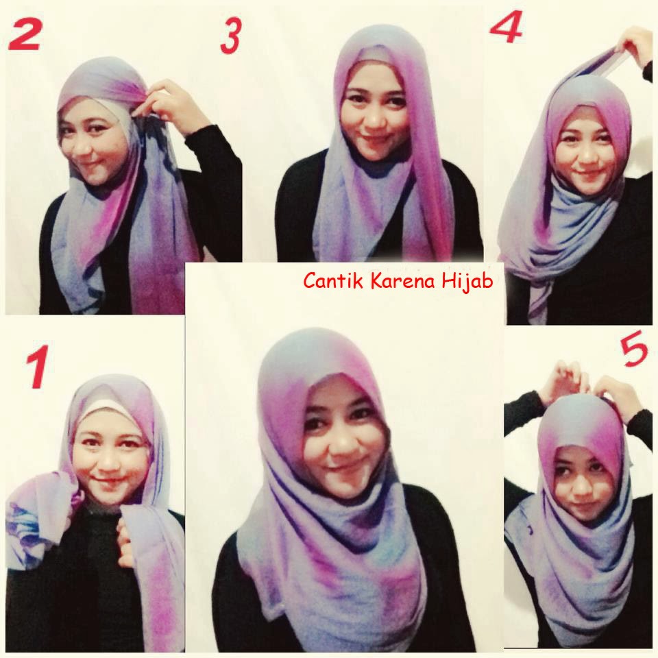 27 Gambar Terbaru Tutorial Hijab Indonesia Segi Empat Turki Sayang