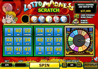 Lotto Madness Scratch Card