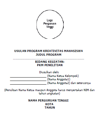 Contoh Proposal Pkm Penelitian - Simak Gambar Berikut