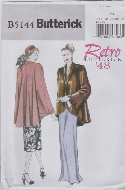 Flashback Summer: 1948 Coat Debut- Retro Butterick '48/ B5144/ vintage sewing pattern/ outfit