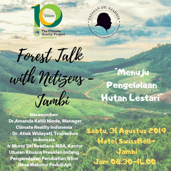 Melek Lingkungan di Forest Talk With Netizens