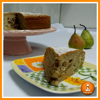 Bizcocho-Tarta-peras-canela-Receta