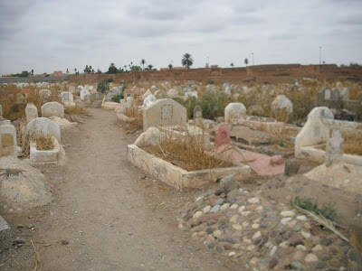 A Muslim burial ground, Morocco