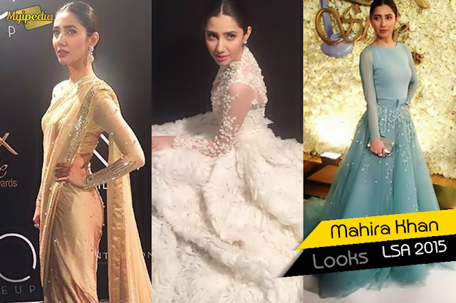 Different Looks of Mahira at Lux Style Awards 2015 