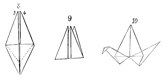 How to make Japanese paper bird - Japanese bird origami