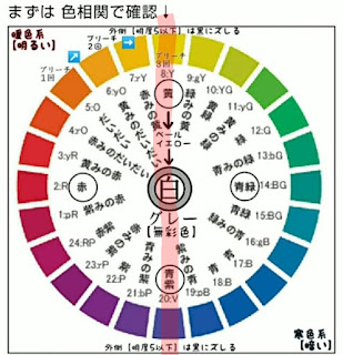 ヘアカラーの色の落ち方 見本