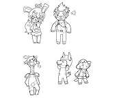 #18 Animal Crossing Coloring Page