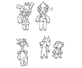 #18 Animal Crossing Coloring Page