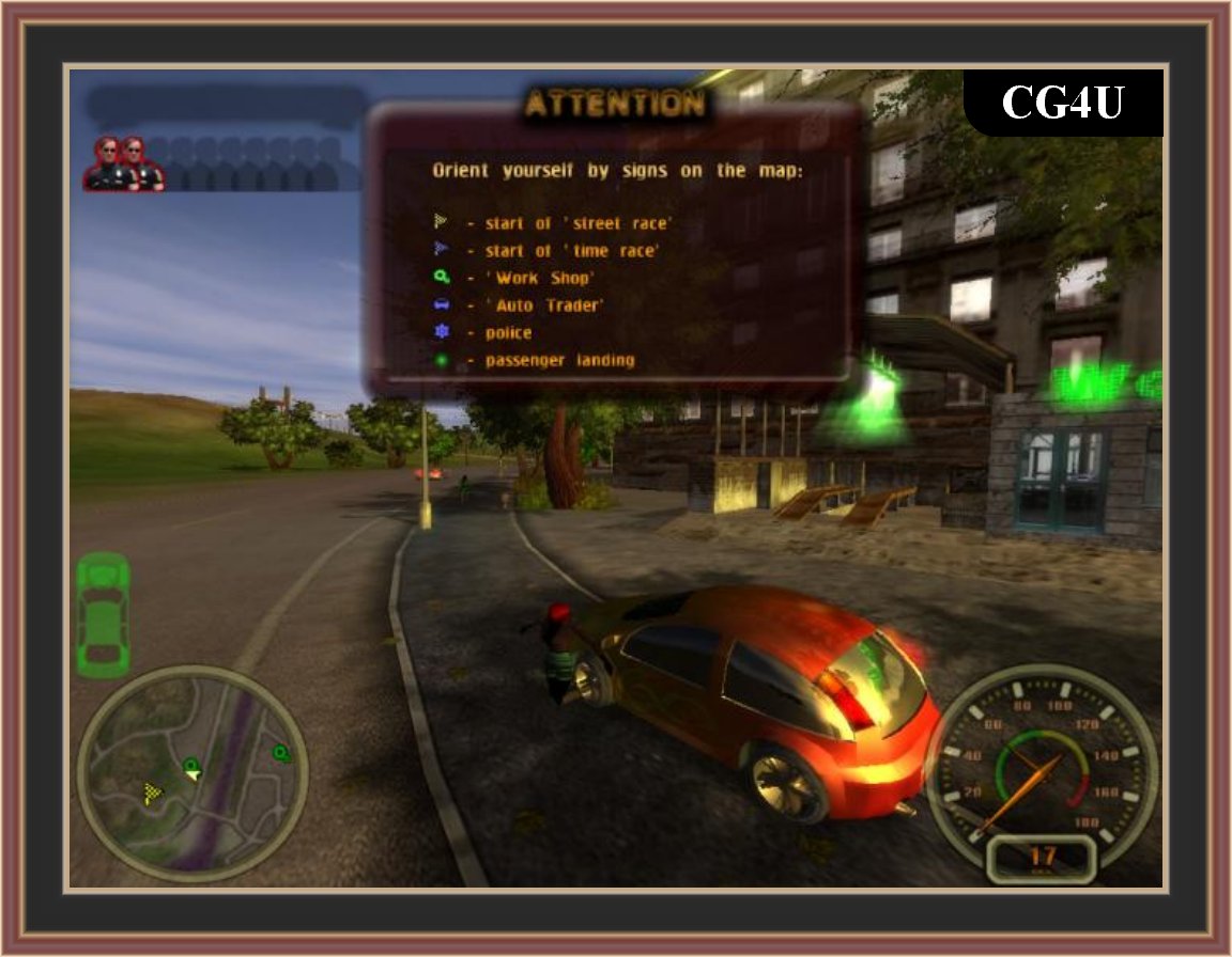 City Racer Game Screenshot